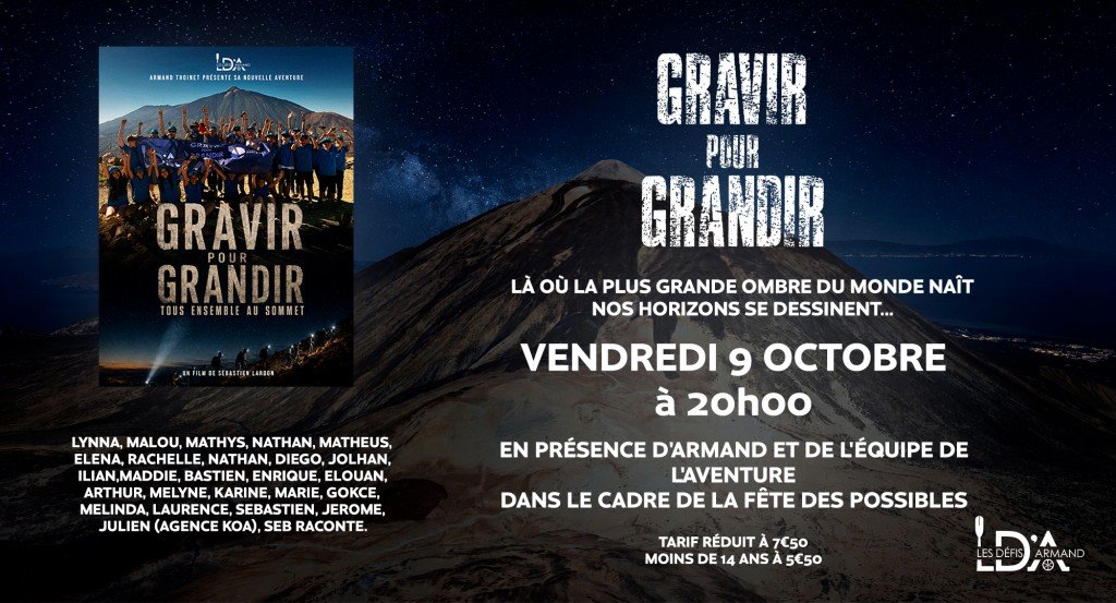 actualité Gravir pour Grandir